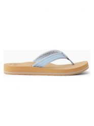 Reef Japonki "Cushion Breeze" w kolorze błękitnym rozmiar: 38,5. Niebieskie klapki Reef, bez wzorów, z otwartym noskiem, bez obcasa. Za 183.59 zł.