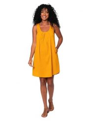 Aller Simplement Sukienka w kolorze żółtym rozmiar: 34. Żółte sukienki Aller Simplement, na co dzień, bez wzorów, bez kołnierzyka, bez ramiączek, mini, proste. Za 100.99 zł.