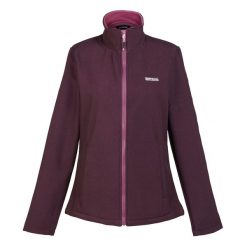 Kurtka Damska Softshell Spacer Connie V. Fioletowe kurtki sportowe Regatta, l, bez wzorów, z softshellu, bez kaptura, trekkingowe. Za 80.99 zł.