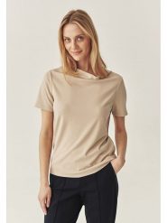TATUUM Koszulka "Luca" w kolorze beżowym rozmiar: XL. Brązowe bluzki Tatuum, xl, bez wzorów, bez kołnierzyka, bez ramiączek. Za 115.24 zł.