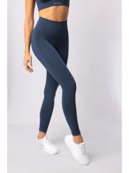 Spaio Legginsy sportowe "Flex 2.0" w kolorze granatowym rozmiar: XL. Niebieskie legginsy Spaio, xl, bez wzorów, z materiału, z podwyższonym stanem. Za 168.95 zł.