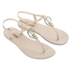 Sandały damskie Ipanema Class Stylish. Brązowe sandały Ipanema, bez wzorów, bez obcasa, bez zapięcia. Za 129.00 zł.