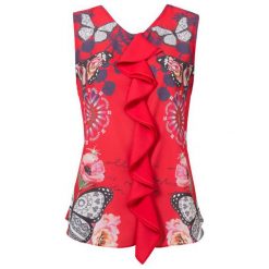 Desigual Top Damski Blus Ginebra M Czerwony. Topy Desigual. Za 249.00 zł.
