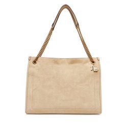 Torebka LAUREN RALPH LAUREN. Brązowe torebki klasyczne Lauren Ralph Lauren, bez wzorów, bez dodatków. Za 2,199.00 zł.