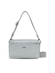 Calvin Klein Torebka Ck Must Conv Camera Bag_Mono K60K613021 Szary. Szare torebki klasyczne Calvin Klein, bez wzorów, ze skóry, bez dodatków. Za 289.99 zł.