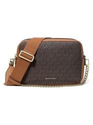Michael Kors Torebka w kolorze brązowym - 21 x 14 x 8 cm rozmiar: onesize. Brązowe torby na ramię Michael Kors, bez wzorów, z materiału, na ramię, bez dodatków. Za 701.16 zł.