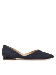 HÖGL Baleriny Basic 9-100012 Granatowy. Niebieskie baleriny Högl, bez wzorów, ze skóry, bez obcasa. Za 449.99 zł.