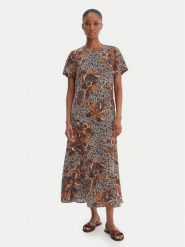 Weekend Max Mara Sukienka codzienna Crespo 2615221042 Granatowy Regular Fit. Niebieskie sukienki Weekend Max Mara, na co dzień, bez wzorów, z jedwabiu, bez kołnierzyka, bez ramiączek, proste. Za 1,949.00 zł.