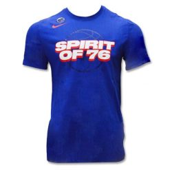 Koszulka Nike NBA Philadelphia 76ers Mantra Dry. Niebieskie bluzki Nike, m, bez wzorów, sportowe, bez kołnierzyka, bez ramiączek. Za 93.00 zł.