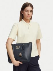 U.S. Polo Assn. Torebka BEUXT8794WVP Granatowy. Niebieskie shopper U.S. Polo Assn., bez wzorów, ze skóry, bez dodatków. Za 144.99 zł.