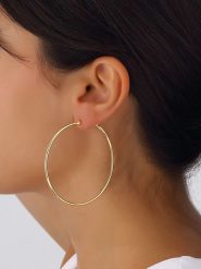 Luja Bijoux Pozłacane kolczyki-kreole rozmiar: onesize. Żółte kolczyki Luja Bijoux, pozłacane. Za 66.45 zł.