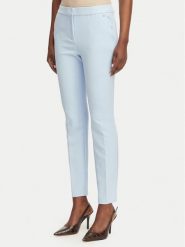 HUGO Spodnie materiałowe Hagonia-1 50539991 Niebieski jasny Slim Fit. Niebieskie spodnie materiałowe Hugo, bez wzorów, z materiału. Za 361.99 zł.
