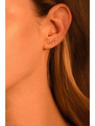 OR ÉCLAT Złote kolczyki-wkrętki "Hanaïs" z cyrkoniami rozmiar: onesize. Żółte kolczyki OR ÉCLAT, z cyrkonią, złote. Za 494.45 zł.