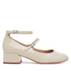 Półbuty Tamaris. Czółenka Tamaris, bez wzorów, bez obcasa, na obcasie, bez zapięcia. Za 259.99 zł.