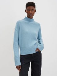 Someday Kaszmirowy sweter w kolorze błękitnym rozmiar: L. Niebieskie swetry someday., l, bez wzorów, z kaszmiru, bez ramiączek. Za 434.99 zł.