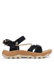 Merrell Sandały Speed ​​Fusion Sport Rmx J008132 Czarny. Czarne sandały Merrell, bez wzorów, z materiału, sportowe, bez obcasa, na płaskiej podeszwie, bez zapięcia. Za 399.99 zł.