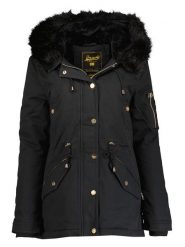 Geographical Norway Parka "Boldina" w kolorze czarnym rozmiar: XXL. Czarne parki Geographical Norway, xxl, bez kaptura. Za 272.31 zł.