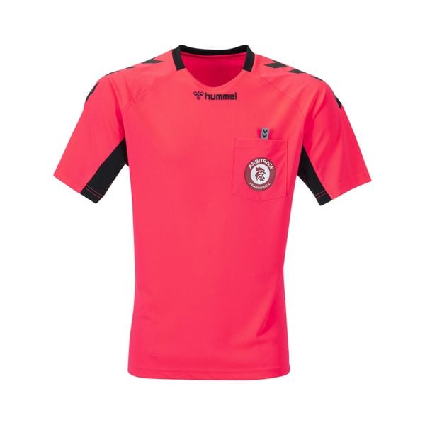 Koszulka Hummel FFHB Referee. Czerwone bluzki Hummel, m, bez wzorów, młodzieżowe, bez kołnierzyka, bez ramiączek. Za 188.00 zł.