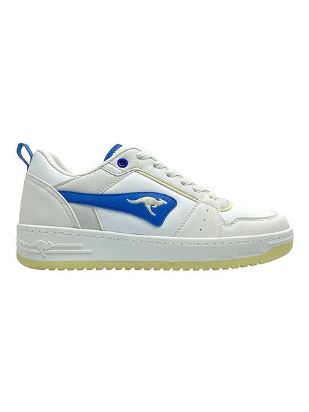 Kangaroos Sneakersy "K-Top Juna" w kolorze biało-kremowo-niebieskim rozmiar: 40. Białe trampki KangaROOS, bez wzorów, bez zapięcia. Za 118.01 zł.