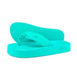 Japonki basenowe damskie Flip Flop Comfy Flower. Niebieskie klapki Flip Flop, bez wzorów, bez obcasa. Za 100.05 zł.
