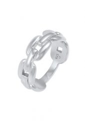 Elli Ladies Links Oval Chain Look Trend Blogger w 925 Sterling Silver Pierścionki 1 ct Damski. Szare pierścionki Elli, srebrne. Za 248.99 zł.
