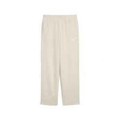 Damskie spodnie z prostymi nogawkami i małym logo No. 1 ESS Comfort PUMA. Białe spodnie sportowe Puma, m, bez wzorów, trekkingowe. W wyprzedaży za 114.00 zł.