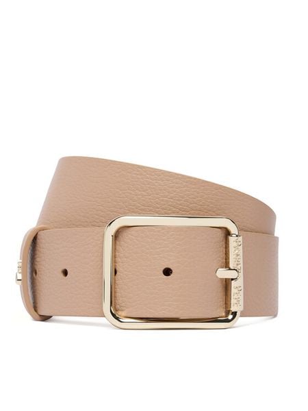 Patrizia Pepe Pasek Damski CW6409/L001-R874 Beżowy. Brązowe paski Patrizia Pepe, bez wzorów, ze skóry. Za 419.99 zł.