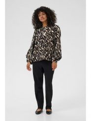 Kaffe Bluzka w kolorze czarnym rozmiar: 36. Czarne bluzki Kaffe, bez wzorów, z wiskozy, bez kołnierzyka, bez ramiączek. Za 165.99 zł.