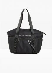 Torba sportowa Sketchers. Czarne torebki klasyczne bonprix, bez wzorów, bez dodatków. Za 169.99 zł.