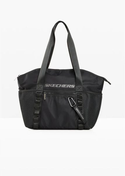 Torba sportowa Sketchers. Czarne torebki klasyczne bonprix, bez wzorów, bez dodatków. Za 169.99 zł.