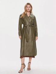 Boss Płaszcz przejściowy Sofiane 50505512 Brązowy Relaxed Fit. Brązowe płaszcze Boss, bez wzorów, ze skóry, bez kaptura. Za 2,879.00 zł.