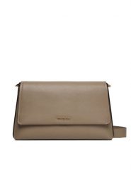 MICHAEL Michael Kors Torebka Nessa 30T5G8ZM3L Beżowy. Brązowe listonoszki MICHAEL Michael Kors, bez wzorów, ze skóry, bez dodatków. Za 1,449.00 zł.