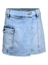 Blue Effect Dżinsowe spódnico-spodenki w kolorze niebieskim rozmiar: 152. Niebieskie szorty Blue Effect, bez wzorów. Za 104.99 zł.