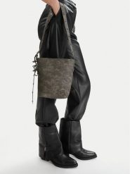 G-Star Raw Torebka EO-LDA8713 Szary. Szare listonoszki G-Star Raw, bez wzorów, z materiału, bez dodatków. Za 199.99 zł.