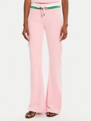 Juicy Couture Spodnie dresowe Velour JCWBJ225352 Różowy Regular Fit. Czerwone spodnie dresowe Juicy Couture, xxs, bez wzorów, z dresówki. Za 349.99 zł.