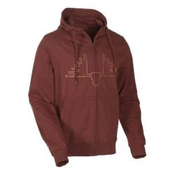 Bluza z kapturem i zamkiem błyskawicznym Swedteam Ultra. Brązowe bluzy SWEDTEAM, bez wzorów, z kapturem. Za 405.00 zł.