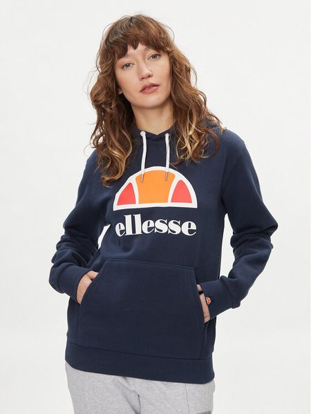 Ellesse Bluza Yuffie SRK12901 Granatowy Regular Fit. Niebieskie bluzy Ellesse, bez wzorów, z bawełny, bez kaptura. Za 149.99 zł.