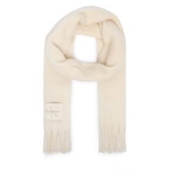 Szalik Calvin Klein. Białe szaliki Calvin Klein, bez wzorów. Za 329.99 zł.