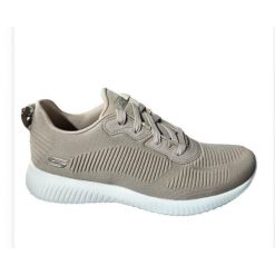 Buty sportowe damskie Skechers Bobs Squad-Tough Talk. Brązowe obuwie sportowe Skechers, bez zapięcia, trekkingowe, Skechers Sport. Za 219.00 zł.