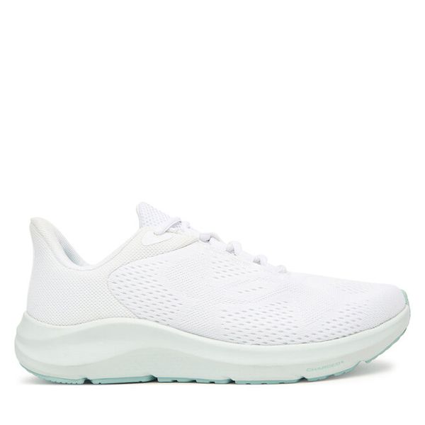 Buty do biegania Under Armour. Białe obuwie sportowe Under Armour, bez zapięcia, do biegania. Za 229.99 zł.