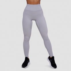Legginsy damskie functional training z wysokim stanem szare FIT. Szare legginsy GYMBEAM, xl, bez wzorów, z elastanu, z podwyższonym stanem. Za 112.90 zł.