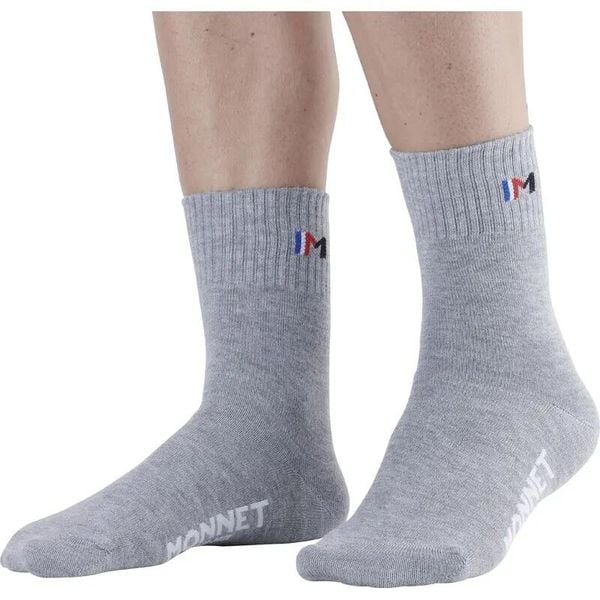 Skarpetki Monnet Mid Twin. Szare skarpety MONNET, bez wzorów, ze skóry. Za 119.00 zł.