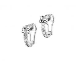 Kolczyki FOPE z białego złota z brylantami - 0,08 ct - próba 750. Białe kolczyki Fope, z brylantem, złote. Za 15,990.00 zł.