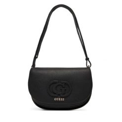 Torebka Guess. Czarne listonoszki Guess, z aplikacjami, bez dodatków. Za 589.99 zł.