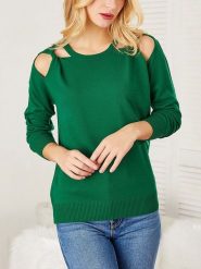 Milan Kiss Sweter w kolorze zielonym rozmiar: L. Zielone swetry Milan Kiss, l, bez wzorów, bez ramiączek. Za 113.99 zł.