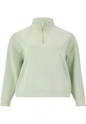 Damska bluza rozpinana z zamkiem 1/4 Q Sportswear Kelleyen. Zielone bluzy ENDURANCE Q, l, bez wzorów, z materiału, bez kaptura. Za 297.50 zł.