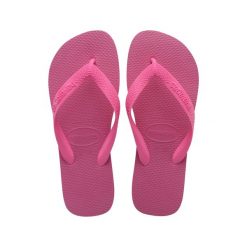 Japonki Havaianas Top. Czerwone klapki Havaianas, bez wzorów, bez obcasa. Za 79.99 zł.