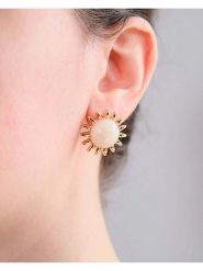 Heliophilia Kolczyki-wkrętki z cyrkoniami rozmiar: onesize. Białe kolczyki Heliophilia, z cyrkonią, metalowe. Za 30.99 zł.