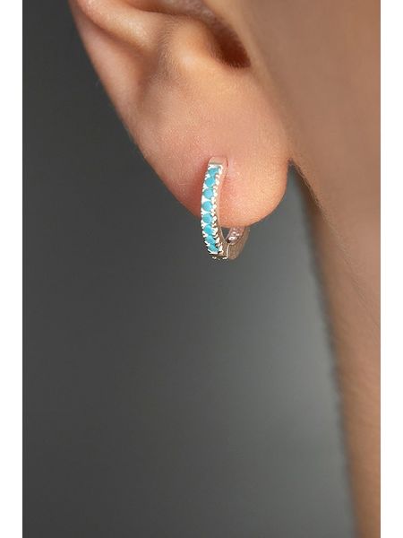 Heliophilia Srebrne kolczyki-kreole z cyrkoniami rozmiar: onesize. Szare kolczyki Heliophilia, z cyrkonią, srebrne. Za 56.99 zł.