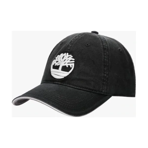 Timberland Czapka Cotton Twill Cap , czarny, rozmiar ONE SIZE. Czarne czapki Timberland, z aplikacjami, z bawełny. W wyprzedaży za 127.99 zł.